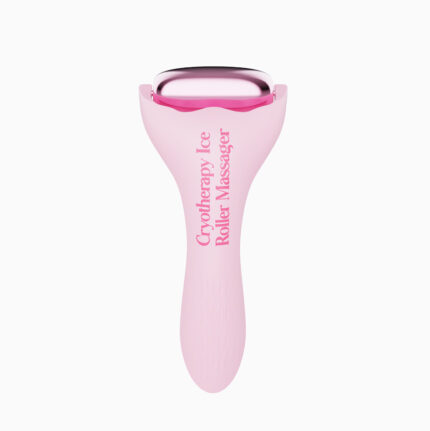 Instant Chill Ice Roller Massager: Aluminum, depuffing, skin revitalization. Boost circulation, minimize pores. Comfort grip, easy use. Shop now!