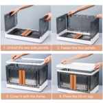 Collapsible Storage Box with Lid