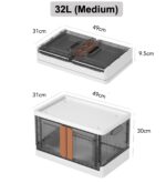 Collapsible Storage Box with Lid