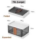 Collapsible Storage Box with Lid